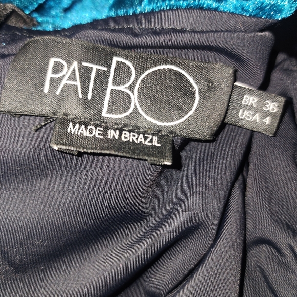 PATBO Velvet Ruched Longsleeve Cocktail Dress - Picture 5 of 7